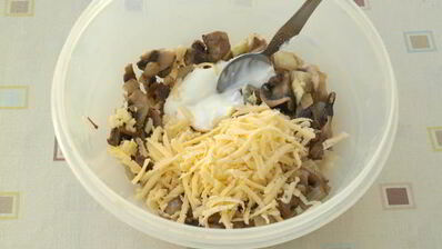 запеченные бутерброды с шампиньонами