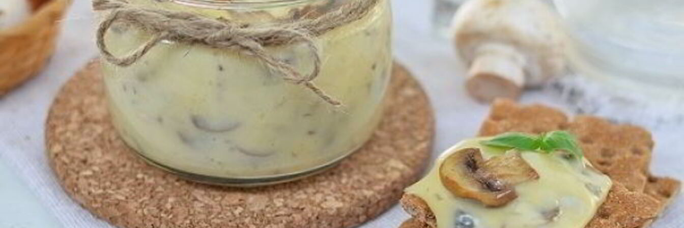 Домашний плавленный сыр с грибами