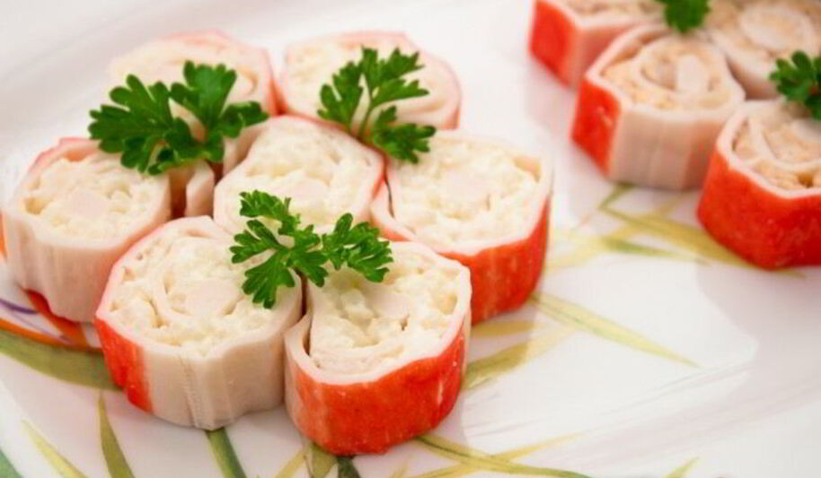 Рецепт фаршированных крабовых палочек