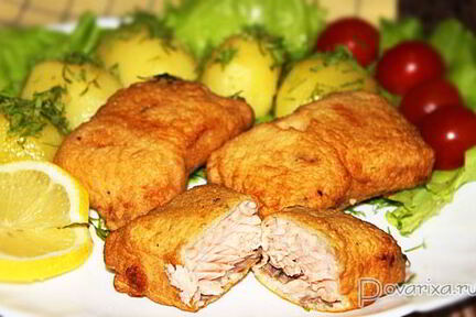 Горбуша в кляре