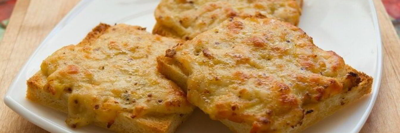 Гренки с сыром
