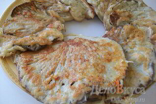 Грибные шляпки жаренные в кляре