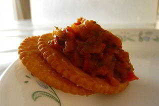 Баклажановая икра с чесноком