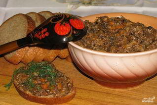 Грибная икра из опят