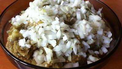 икра из баклажанов с луком