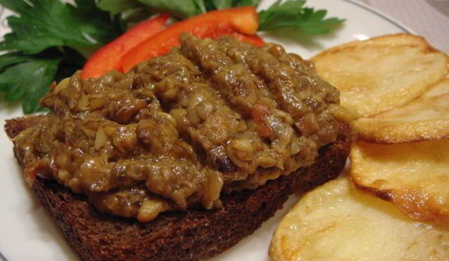 Рецепт икры из белых грибов