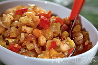 Кабачковая икра кусочками