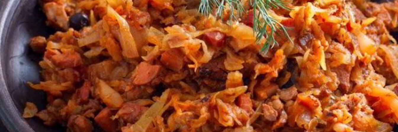 Овощная икра с капустой