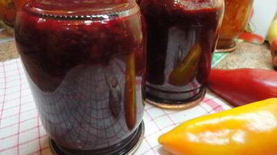 свекольная икра с кориандром