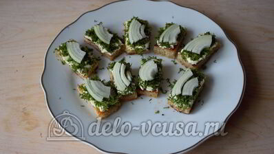 канапе с селедкой