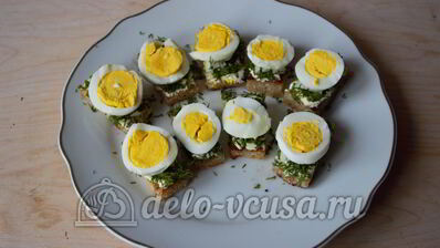 канапе с селедкой