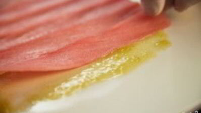 карпаччо из тунца