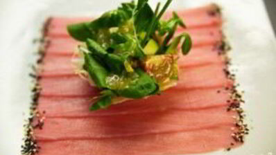 карпаччо из тунца