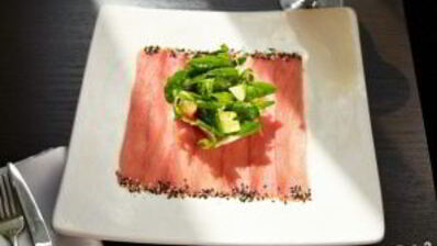 карпаччо из тунца