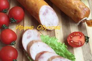 Колбаса домашняя, куриная