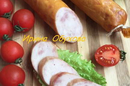 Колбаса домашняя, куриная