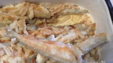 корюшка жареная маринованная