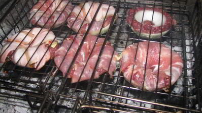 луковые кольца с фаршем фаршманже