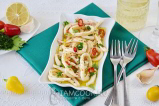 Маринованные кальмары