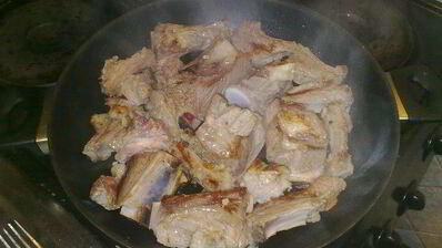 маринованные огурцы с ребрышками