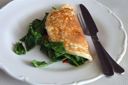 Белковый омлет