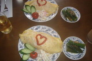 Фаршированный омлет Омрайс