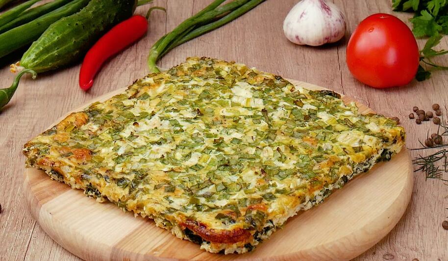Рецепт фриттаты со шпинатом