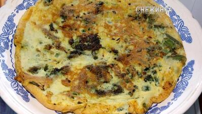 многоцветный омлет по мотивам испании