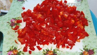 многоцветный омлет по мотивам испании