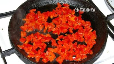 многоцветный омлет по мотивам испании