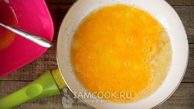 омлет без молока