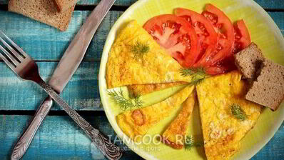 омлет без молока