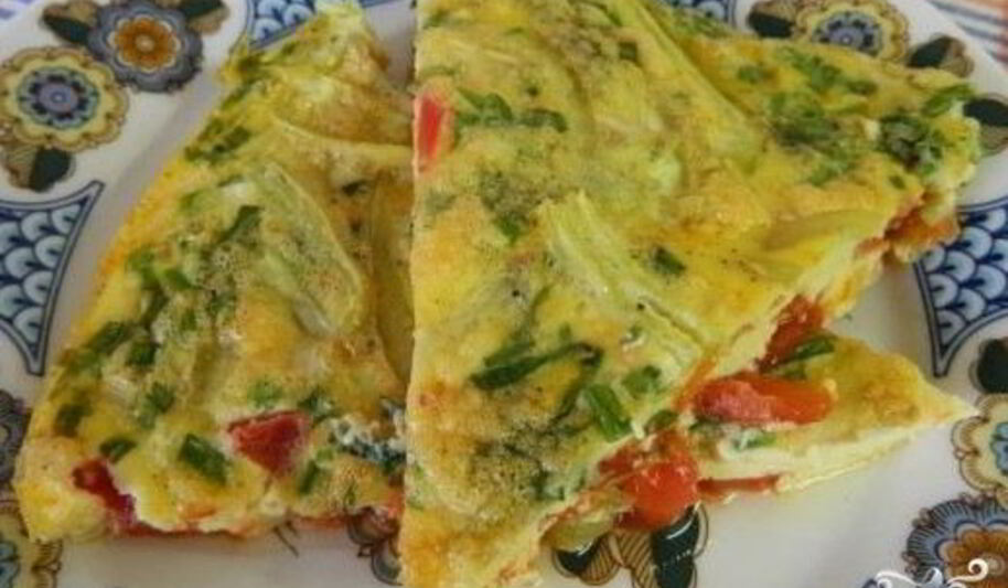 Рецепт омлета с болгарским перцем