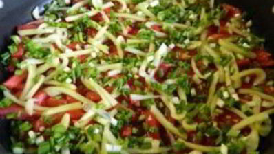 омлет с болгарским перцем