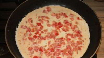 омлет с брынзой