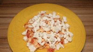 омлет с брынзой