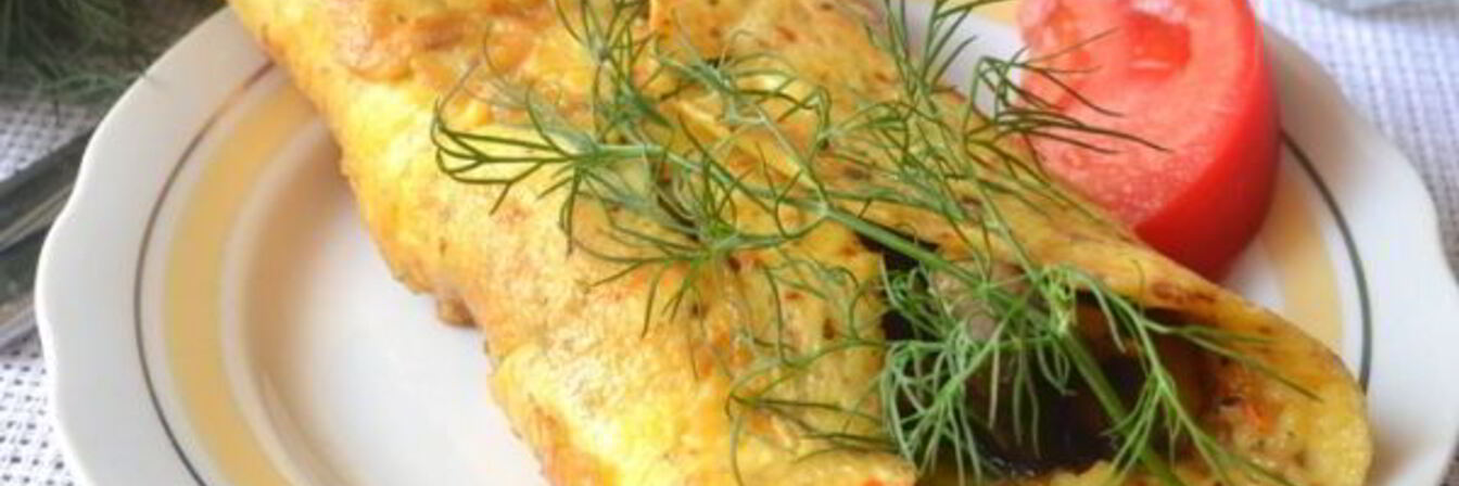 Омлет с грибами по-испански