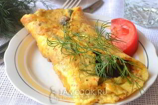 Омлет с грибами по-испански