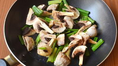 омлет с грибами по-испански