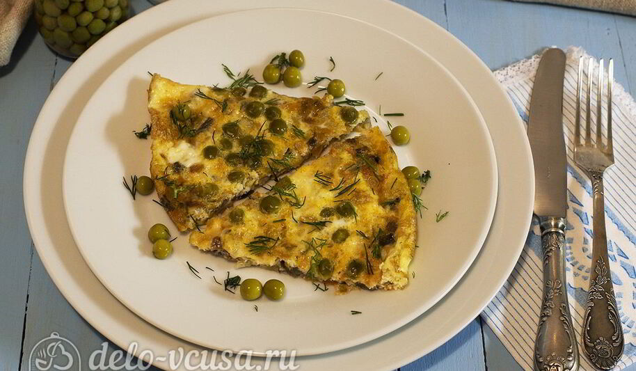 Рецепт омлета с грибами в духовке