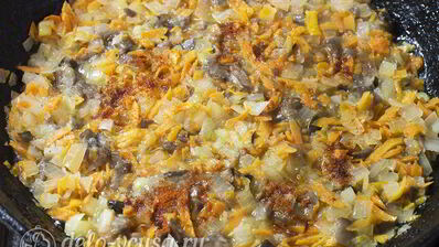 омлет с грибами в духовке