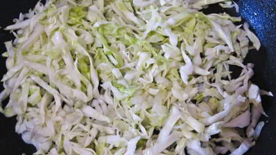 омлет с капустой