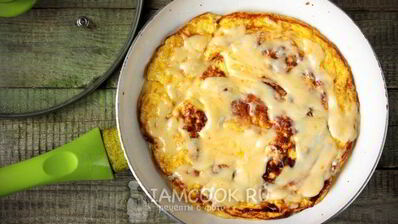 омлет с сыром на молоке