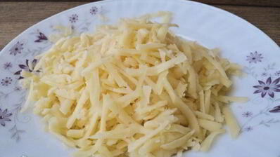 омлет с зеленым горошком