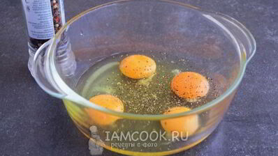 паровой омлет в микроволновке