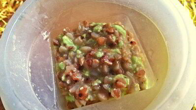 порционный омлет с гречкой