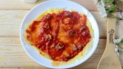 слоеный омлет на завтрак