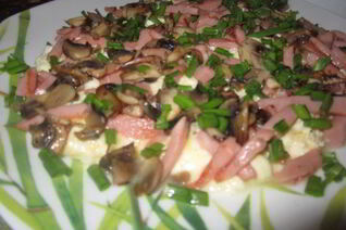 Сырный омлет