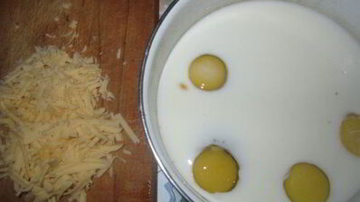 сырный омлет