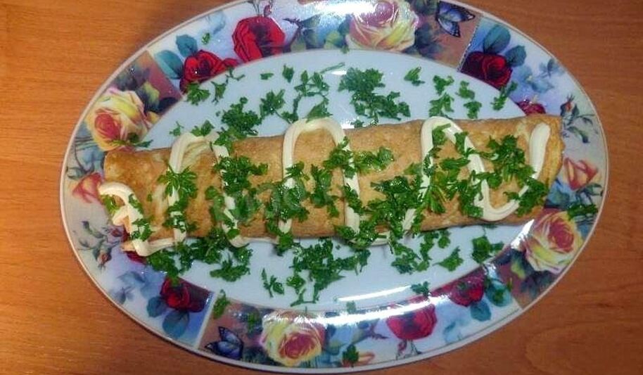 Рецепт вкусного омлета с начинкой по-французски